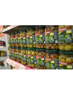 GOURMET ACEITUNAS MANZANILLA  CON HUESO TARRO 2.35KG