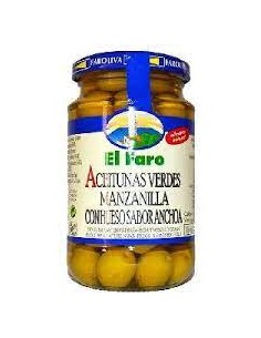 ACEITUNAS FARO C/HUESO TARRO 350 GRS.