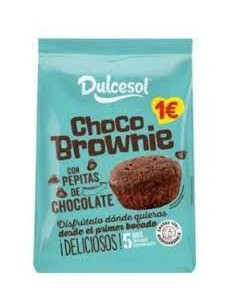 DULCESOL MAGDALENAS BROWNIE 125GR 5UN