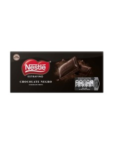CHCTE. NESTLE EXTRAFINO NEGRO 125 GRS.