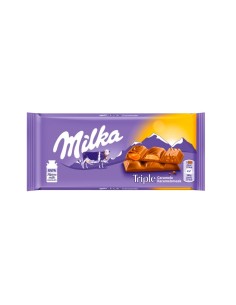 CHCTE. MILKA TRIPLE CARAMELO 100GRS