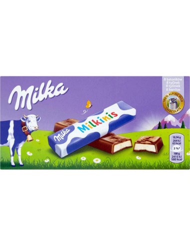 MILKA CHOCOLATE MILKINIS BARRITAS