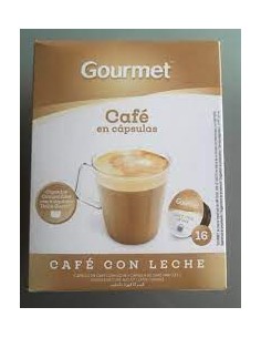 GOURMET CAFE  CAFE CON LECHE CAPSULAS 16UN