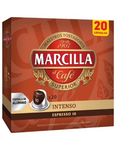 CAFE MARCILLA CAPSULAS INTENSO 20 UND