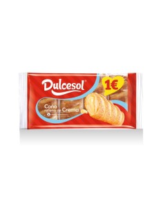 CAÑAS CREMA 150G.3U 1E DULCESOL