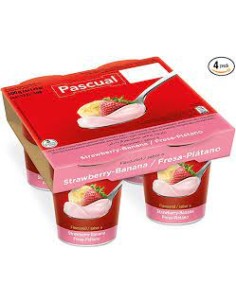 PASCUAL YOGUR FRESA-PLATANO  P-4