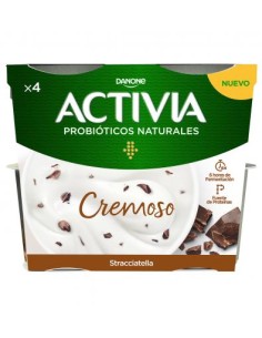 ACTIVIA CREMOSO STRACCIATELLA X4