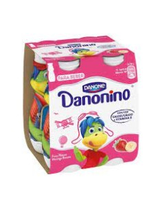 Danonino bebedino fresa-plat 100g x 4