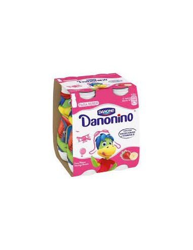 Danonino bebedino fresa-plat 100g x 4