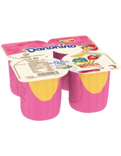 Danonino P.S. Maxi Fresas Platano x4