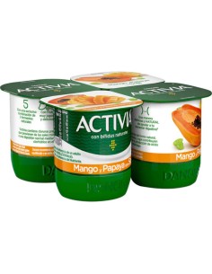 Activia Soja Mango Papaya x4