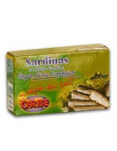 ORBE SARDINAS EN ACEITE  OLIVA 124GR