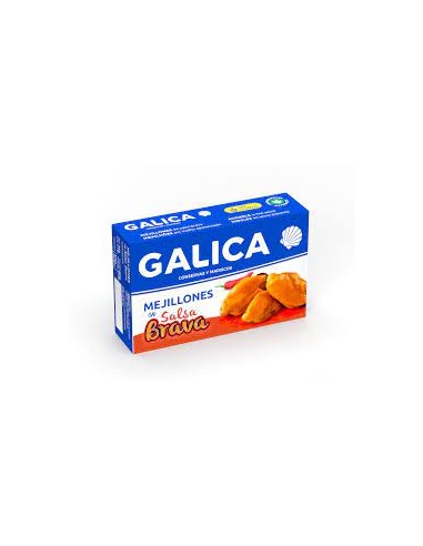 GALICA MEJILLONES EN SALSA BRAVA