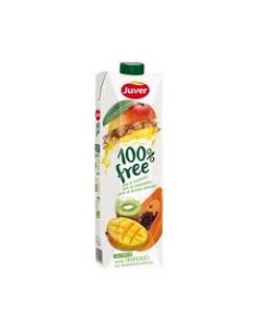 ZUMO JUVER 100% FREE F. TROPICALES 1 LT