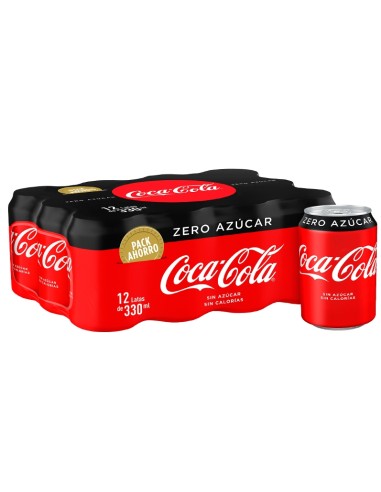 Bote Coca-Cola Zero Azucar y Zero Cafeina –