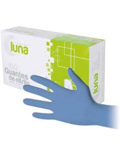 LUNA GUANTES NITRILO SIN POLVO