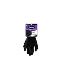 GUANTES CEGASA  PU NEGRO T8 PAR