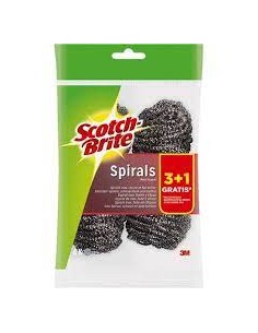 ESTROPAJO SCOTCH-BRITE METALICO PK-3+1