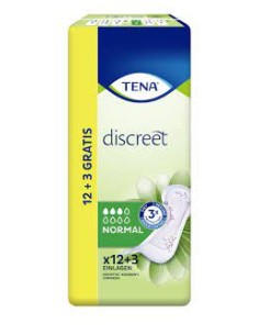 TENA DISCREET NORMAL 12+3UD.
