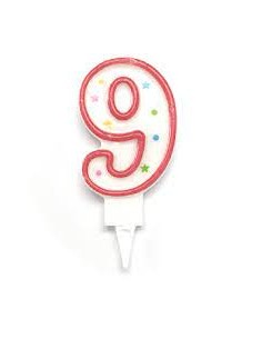 VELA CUMPLEAÑOS Nº9