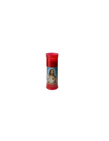 VELON ROJO CORAZON DE JESUS V-7