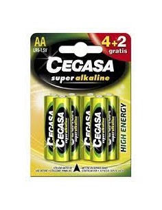PILA CEGASA S.ALKALINA LR6 4+2