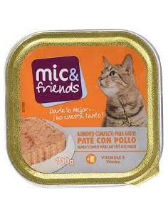 MIC&FRIENDS PATE CON POLLO PERRO 300GR
