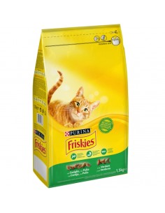 COMIDA GATOS FRISKIES CROQ. POLLO 1,5 KG