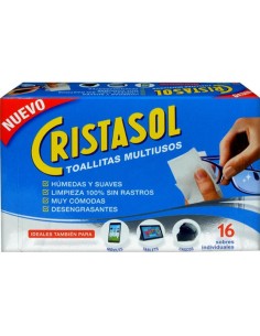 TOALLITAS LIMPIAGAFAS CRISTASOL 16 UND