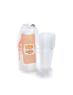 KONNY VASO TRANSPARENTE PLASTICO 300CC 15UN