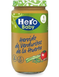 Potito pavo con verduras - Hero baby - 235 g