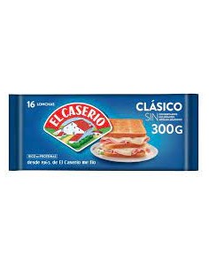 EL CASERIO QUESO LONCHAS FUNDIDO 16UN