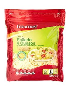 GOURMET 4QUESO RALLADO  200G