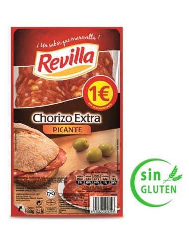 CHORIZO PICANTE REVILLA 65G 