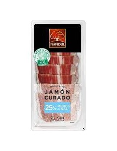 NAVIDUL JAMON CURADO BAJO EN SAL CORTE FINO