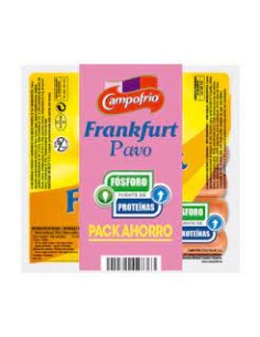 CAMPOFRIO SALCHICHAS 3 SABORES PAVO