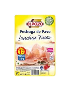 EL POZO PECHUGA PAVO LONCHAS 115 GRS