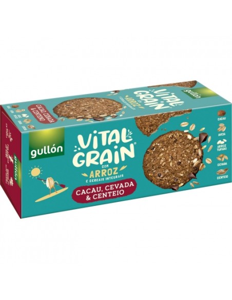 GLLTAS GULLON VITAL GRAIN ARROZ CACAO 25