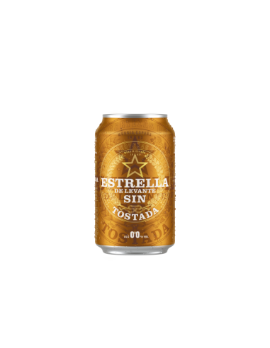 CERVEZA ESTRELLA LEVANTE 0% TOSTADA LATA