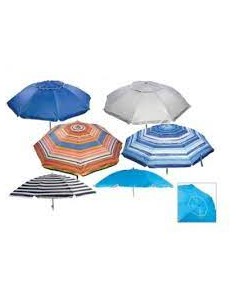 PARASOL POLINYLON 200CMS TUBO HIERRO