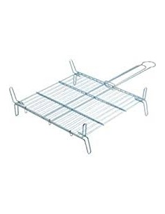 PARRILLAS DE ASAR DOBLE CUADRADA 40X40