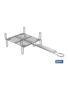 PARRILAS DE ASAR DOBLE CUADRADA 25X25