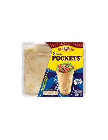 OLD EL PASO POCKETS 8UNI
