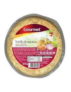 TORTILLA GOURMET PATATA C/CEBO.600G