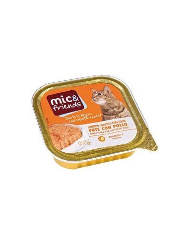 COMIDA GATO MIC&FR.POLLO 100G