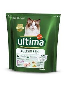COMIDA GATO ULTIMA HAIRBALL 750G