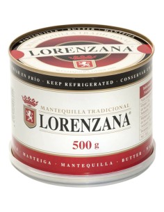 MANTEQUILL.LORENZANA S/SAL LAT.500G