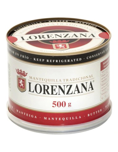 MANTEQUILL.LORENZANA S/SAL LAT.500G