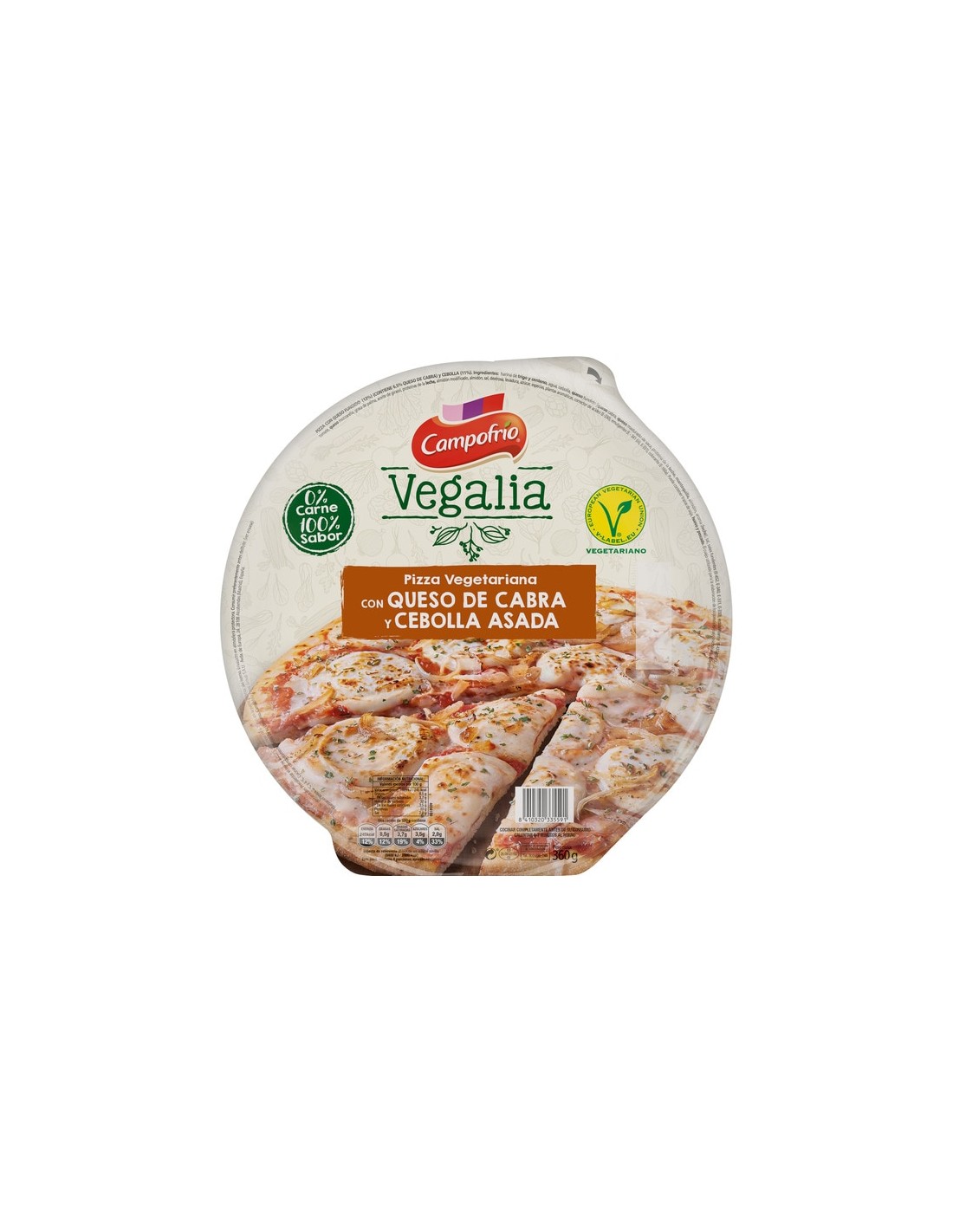 Pizza Fresca Vegetariana - emb. 360 gr - Nobre Vegalia