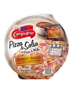 PIZZA JAMON&BACON CEBOLLA CARAMELIZ 360G